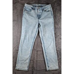 7 For All Mankind Womens Jeans Size 8 27" Inseam Stretch Light Wash Straight